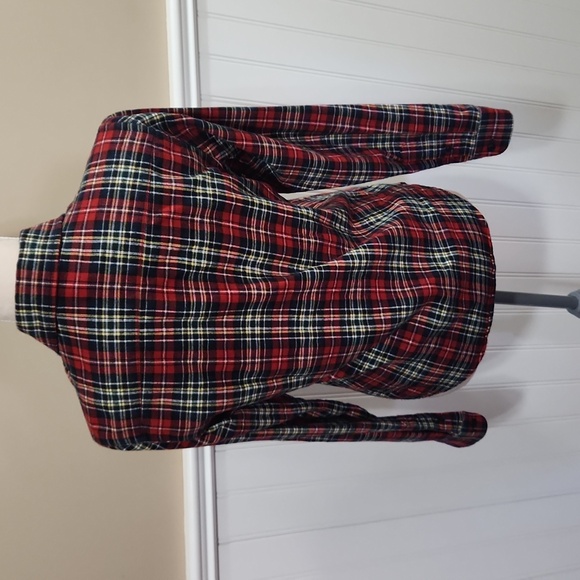 💫Ralph Lauren flannel plaid top - Picture 4 of 5